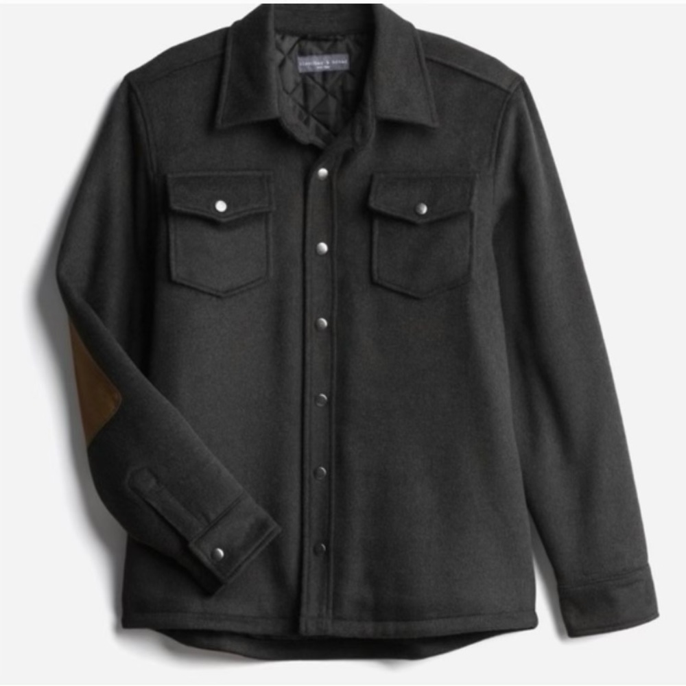 Bleecker & Broad
Ashton Wool Shirt Jacket
Dark Grey-S-SH